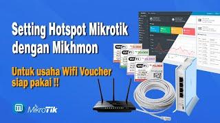 Setting Hotspot Mikrotik dan Mikhmon untuk Usaha Voucher Wifi