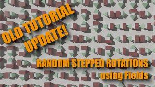 Tutorial Update: Random Stepped Rotations for Blender 3.2