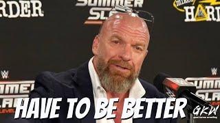 HHH HAS To Do Better at Pressers | #WWE