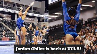 Jordan Chiles is BACK Competing for UCLA Gymnastics - Vault and Bars - January 4th 2025