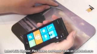 Nokia Lumia 900 Screen Repair Disassemble Take Apart Video Guide