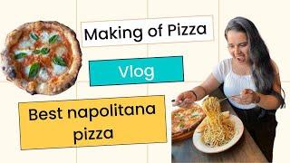 Making of Pizza in restaurant from scratch