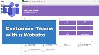 How to Build a Website in Microsoft Teams - Using SharePoint