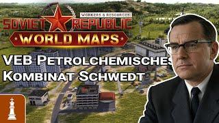 VEB Petrolchemisches Kombinat Schwedt in Workers & Resources Release World Maps | deutsch