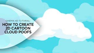 Creating 2D Cartoon Cloud Poofs in Cinema 4D