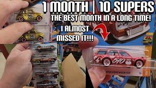 EPIC DIECAST HUNTING | 10 SUPERS | TWO MORE CAMARO ️ CHASES ️ | HOTWHEELS G CASE |