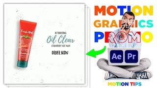 Motion Graphics Face Wash Promo | After Effects Advertisement Tutorial | Face Wash Promo | #promo