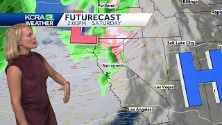 Timing out rain and snow through the weekend across Northern California