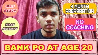 How I cleared Bank Po exam at age 20| My journey | IBPS RRB PO