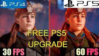 How to Upgrade Horizon Forbidden West PS4 to PS5