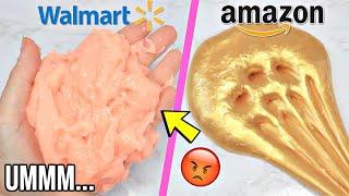 *NEW* Walmart Slimes VS Amazon Slimes Review!