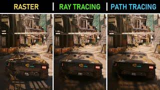 Can you REALLY SEE the difference? Raster vs Ray Tracing vs Path Tracing