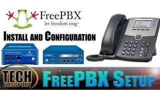 FreePBX Setup install and  Configuration