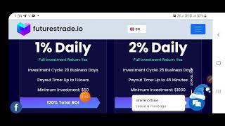 futurestrade.io online hyip investment site details. Paying: 29.12.2021. #payment_proof hyip review