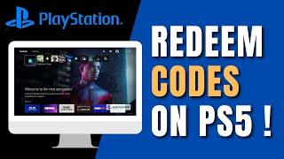 How to Redeem Codes on PS5