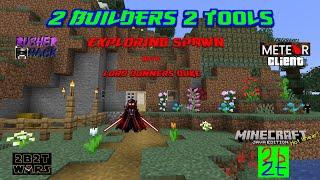 2b2t on Minecraft 1.20. Exploring Spawn. Looking For Books, Map Art and Banners