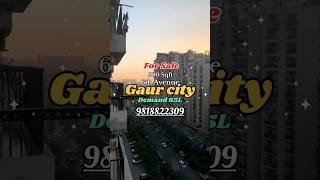 For Sale 980 Sqft 6th Avenue Gaur city demand 65L