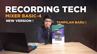 Review Mixer 4 Channel Recording Tech Basic 4 MK2 punya Tampilan Baru !