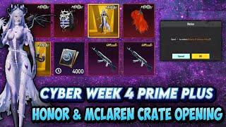 CYBER WEEK 4 PRIME & PRIME PLUS TRICKS | HONOR SPIN CRATE OPENING | MCLAREN 50 UC VOUCHERS SPIN