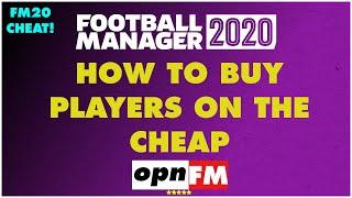 FM 2020 CHEAT! How to buy players for below their value