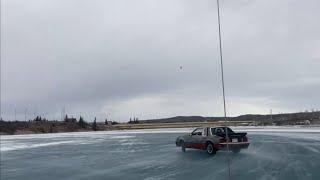 My first time ice drifting at Ghost Lake in my foxbody mustang! Plus some tandems with 2 foxbodies.