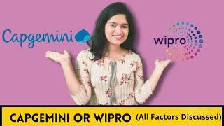 Capgemini vs Wipro | Which company is best for freshers #capgemini #wipro