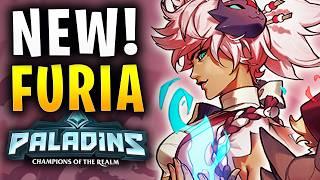 GOD TIER NEW FURIA DAMAGE! - Paladins Gameplay Build