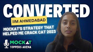 Mockat’s CAT strategy helped first-time CAT taker Aparna to convert IIM Ahmedabad!