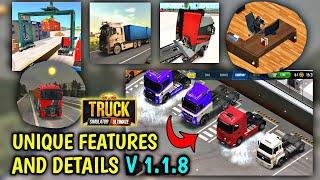 Unique Features And Details Part 3 In Truck Simulator Ultimate New Update 1.1.8  | Truck Gameplay