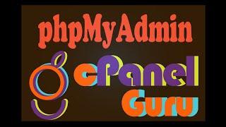 cPanel phpMyAdmin in Hindi