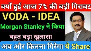 क्यों हुई आज 7% की बड़ी गिरावट | Vodafone idea Target Price | Vodafone idea share latest news