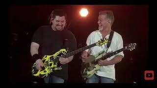 Edward and Wolfgang Van Halen - A magic moment between father and son 