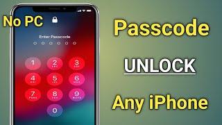 How To Unlock Any iPhone Screen Passcode Without Computer || Factory Reset Screen Locked iPhone