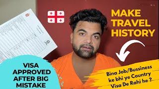 Make Travel History with this Country to Boost up your Travel history| Visa Approved after Mistake?