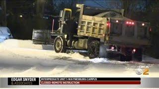 Some Pittsburgh Residents Frustrated With Snow Covered Side Streets