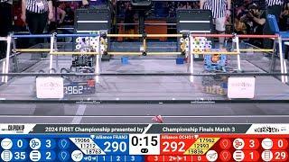 Championship Finals Match 3 - FTC World Championship 2024 in Houston | FTC CENTER STAGE