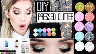 EASY DIY: Pressed Glitter Eyeshadow + Demo! | Glitter Injections DUPE