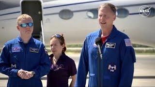 SpaceX Crew-9 astronauts arrive in Florida ahead of Thursday's launch to ISS