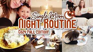 FALL 2021 FAMILY EVENING ROUTINE | SINGLE MOM OF 3 NIGHT ROUTINE