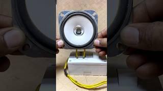 crazy experiment speaker vs (220v) Electricity #experiment #shorts