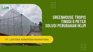 Greenhouse Tropis Tinggi 6 Meter Solusi Perubahan Iklim