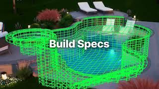 Get Your Build Specs Directly From Your 3D Design with VIP3D #pooldesignsoftware #landscapedesign