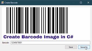 C# Tutorial - Create Barcode Image | FoxLearn