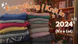 Everything I Knit in 2024 & Try-On (It's a Lot!)