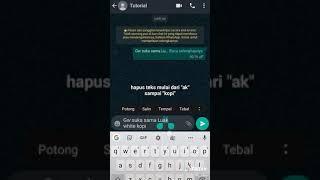 tutorial nge prank orang di WhatsApp