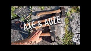 Tomahawk Axe Hatchet and Adze bushcraft / carving / camping tools