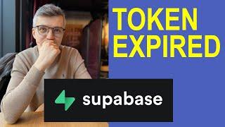 My Supabase JWT token was expired HD 1080p