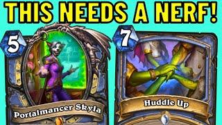 Portalmancer Skyla is OVERPOWERED! BIG Spell Yogg Mage Combo!