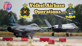 F-35 and F-16 Operations Volkel Air Base the Netherlands  22 July 2024