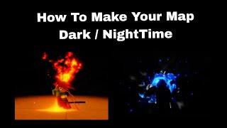 How To Make Your Map Dark / NightTime In The Strongest Battlegrounds (PS+ only)